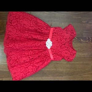 Beautiful red lace dress